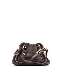 Pre-Owned Chloe Medium Paraty Top Handle Bag Leather