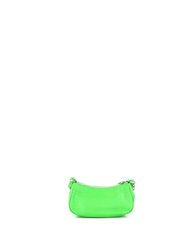 Pre-Owned Balenciaga Xs Le Cagole Giant Studs Chain Shoulder Bag Leather