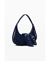 Desigual Women's Medium denim bag with buckles