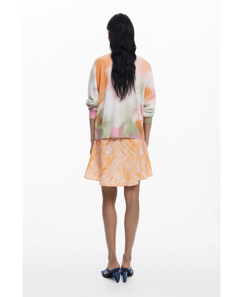 Desigual Women's Tie-dye floral cardigan