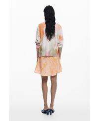 Desigual Women's Tie-dye floral cardigan