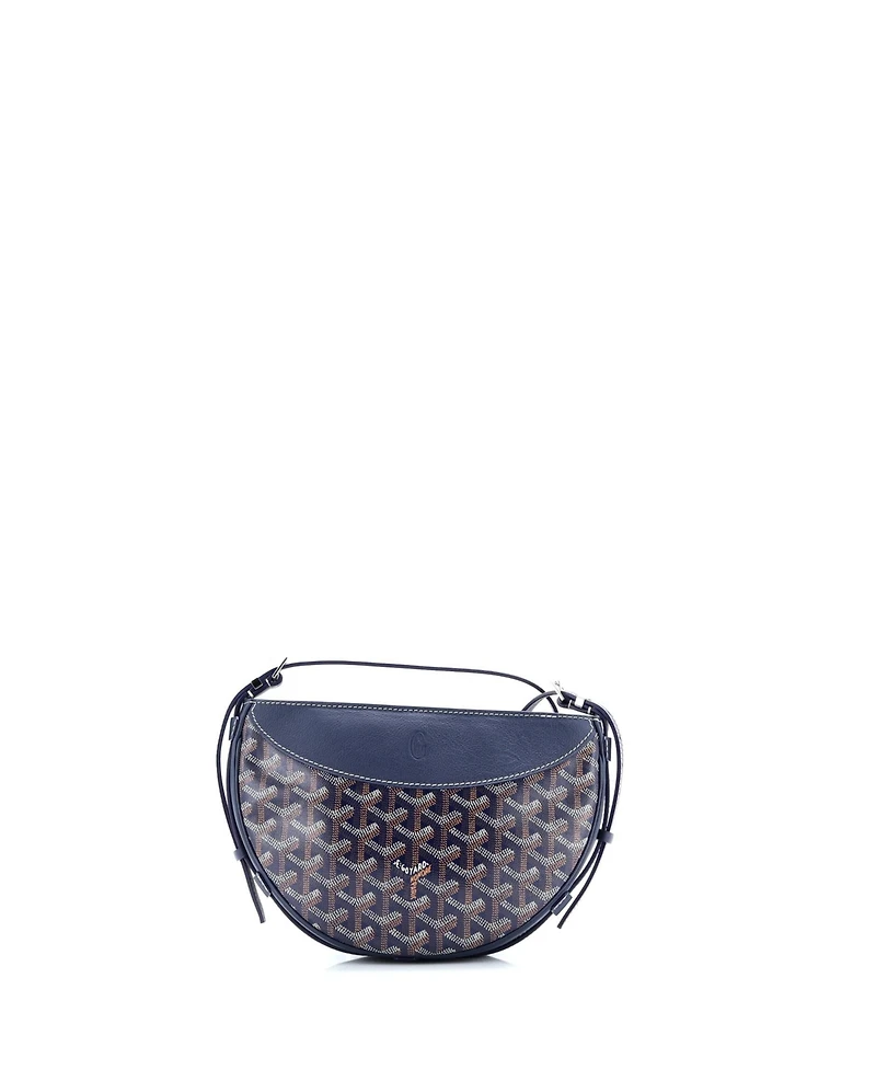 Pre-Owned Goyard Hirondelle Shoulder Bag Coated Canvas and Leather