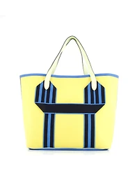 Pre-Owned Hermes Pursangle Tote Canvas with Leather