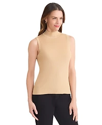 Jones New York Women's Sutton Mock-Neck Sleeveless Sweater
