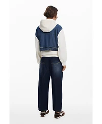 Desigual Women's Denim combined sweatshirt