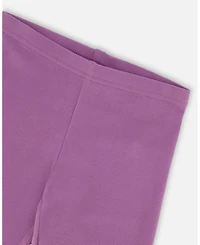 Deux par Baby Girls Super Soft Ribbed Leggings Lavender