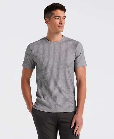 Perry Ellis Men's Slim-Fit Ribbed T-Shirt