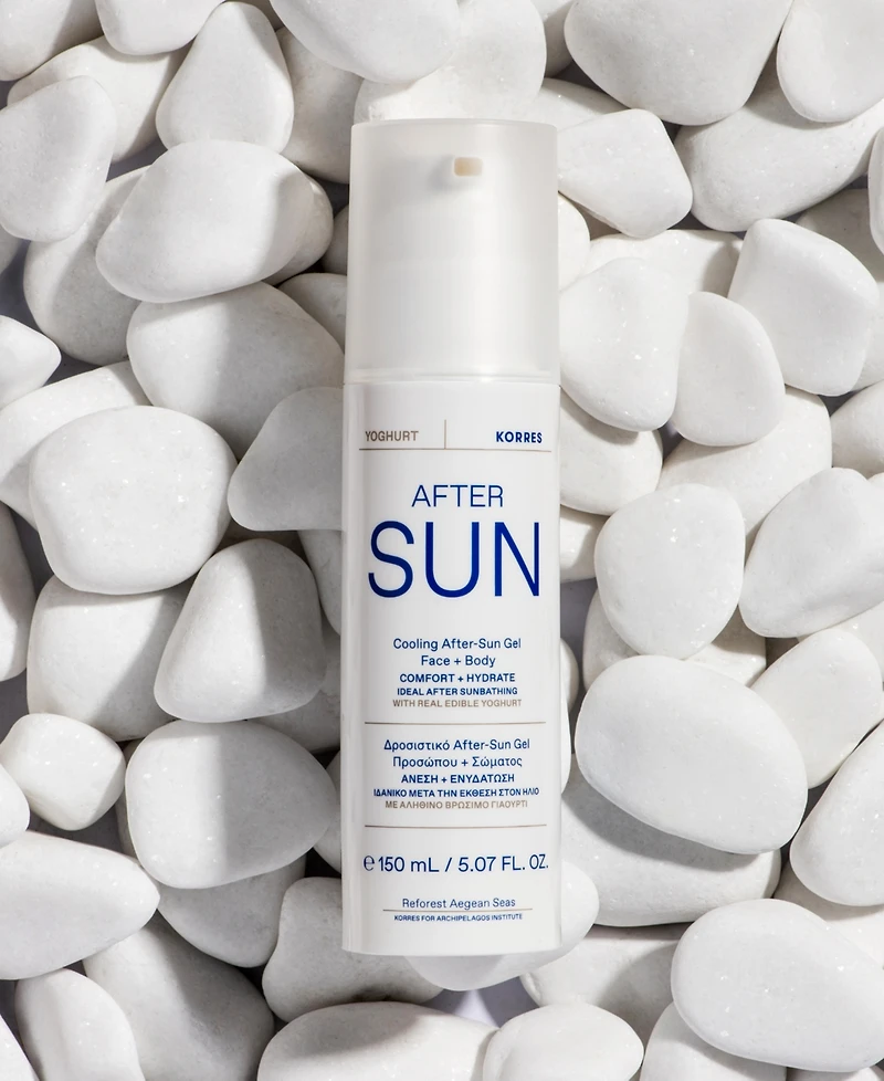 Korres Greek Yoghurt After Sun Calming + Cooling Gel, 5.07 oz.