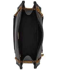 Lauren Ralph Bradley Small Pebbled Leather Tote Bag