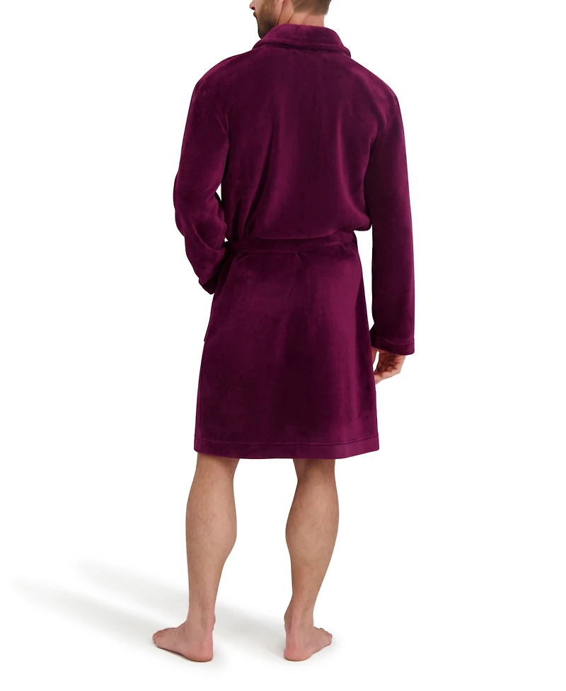 Hanes Men's Adjustable Plush Robe