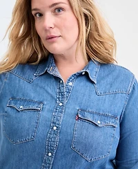 Levi's Trendy Plus Essential Western Cotton Shirt
