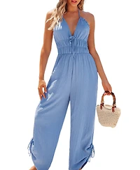 Cupshe Women's Fresh Slate Blue Jumpsuit