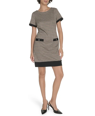 Tommy Hilfiger Petite Crewneck Short-Sleeve Shift Dress