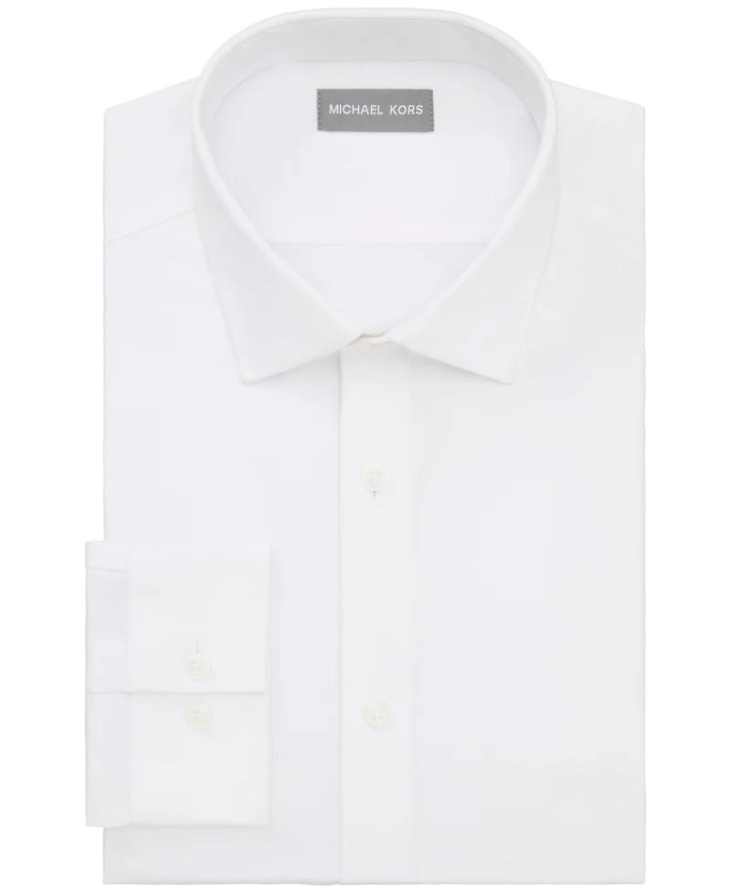 Michael Kors Men's Luxe Touch Stretch Long Sleeve Dress Shirt
