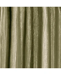 GoodGram Ombre Crushed Satin Sheer Single Window Curtains & Valances - 50 in. W x 144 L Scarf, Sage