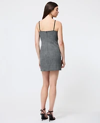 French Connection Women's Owen Plaid Peek-a-Boo Mini Dress