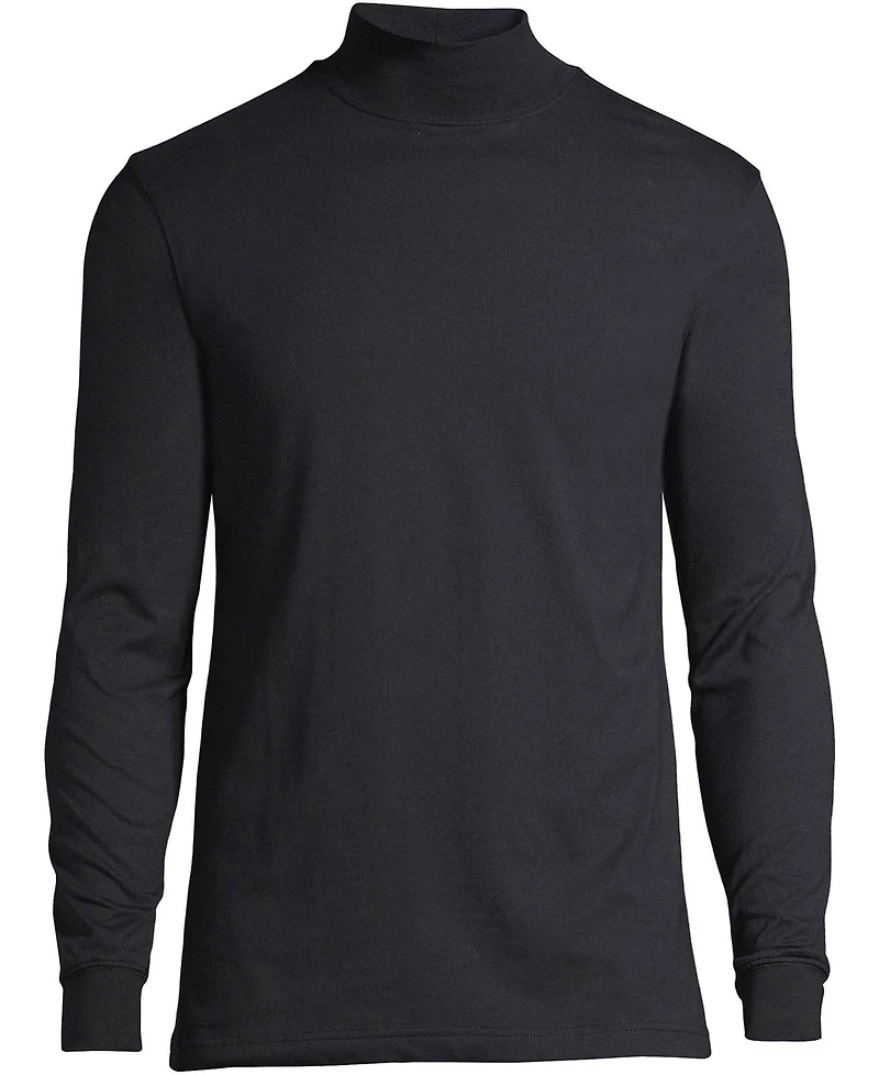Lands' End Men's Super-t Mock Turtleneck