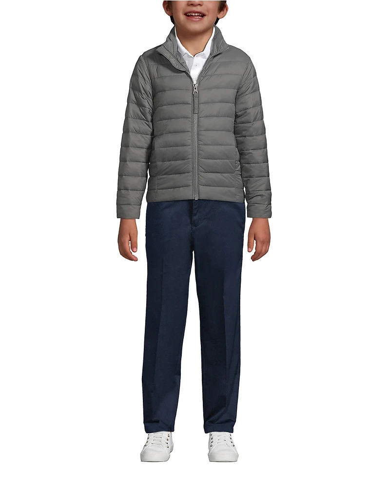 Lands' End Girls School Uniform ThermoPlume Jacket
