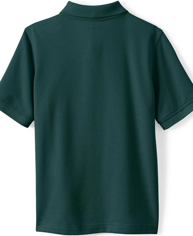 Lands' End Girls Short Sleeve Mesh Polo Shirt