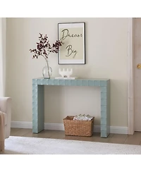 Kings Brand Furniture Turlock Wooden Console Table - Minimalist Sofa Table, Side Entryway and Display
