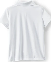 Lands' End Women's Girls Short Sleeve Feminine Fit Rapid Dry Polo Shirt