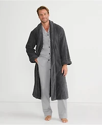 Lands' End Men's Big Calf Length Turkish Terry Robe