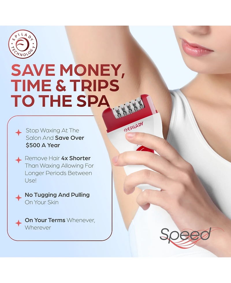 Epilady Speed Full-Body Epilator for Easy and Lasting Hair Removal