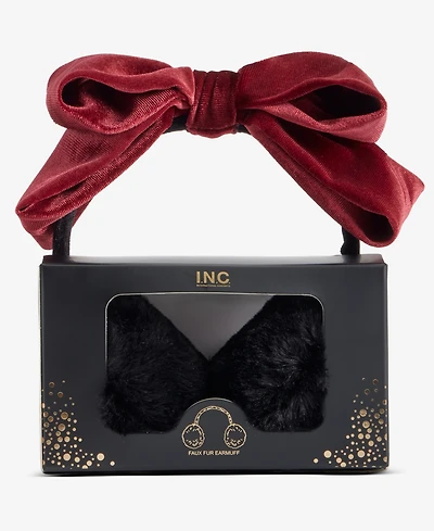 I.n.c. International Concepts Velvet Bow Earmuff Gift Box, Macy's Exclusive