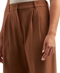 Bcx Juniors' Pleated-Front Wide-Leg Pants