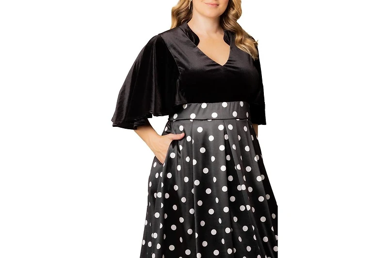 Kiyonna Women's Plus Radiant Opulence Evening Gown