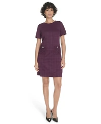 Tommy Hilfiger Women's Short Sleeve Knit Shift Dress