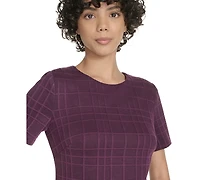 Tommy Hilfiger Women's Short Sleeve Knit Shift Dress