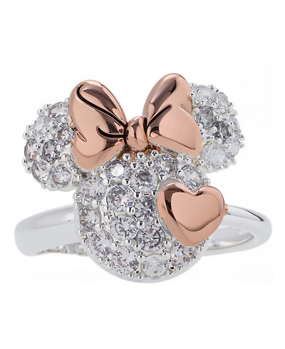 Disney Cubic Zirconia Minnie Heart Ring
