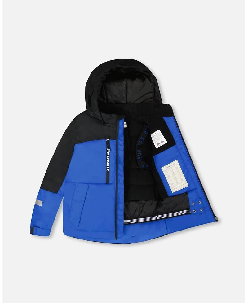 Deux par Boy Two-Piece Teknik Snowsuit Royal Blue - Toddler|Child