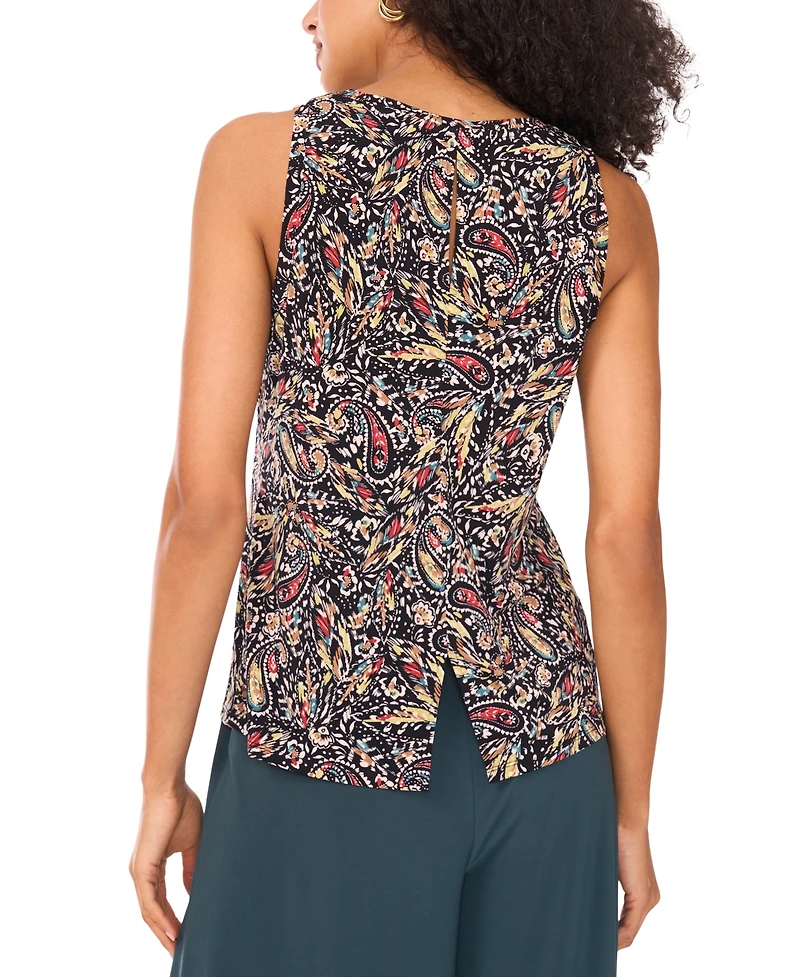 Vince Camuto Women's Crewneck Sleeveless Tank Top