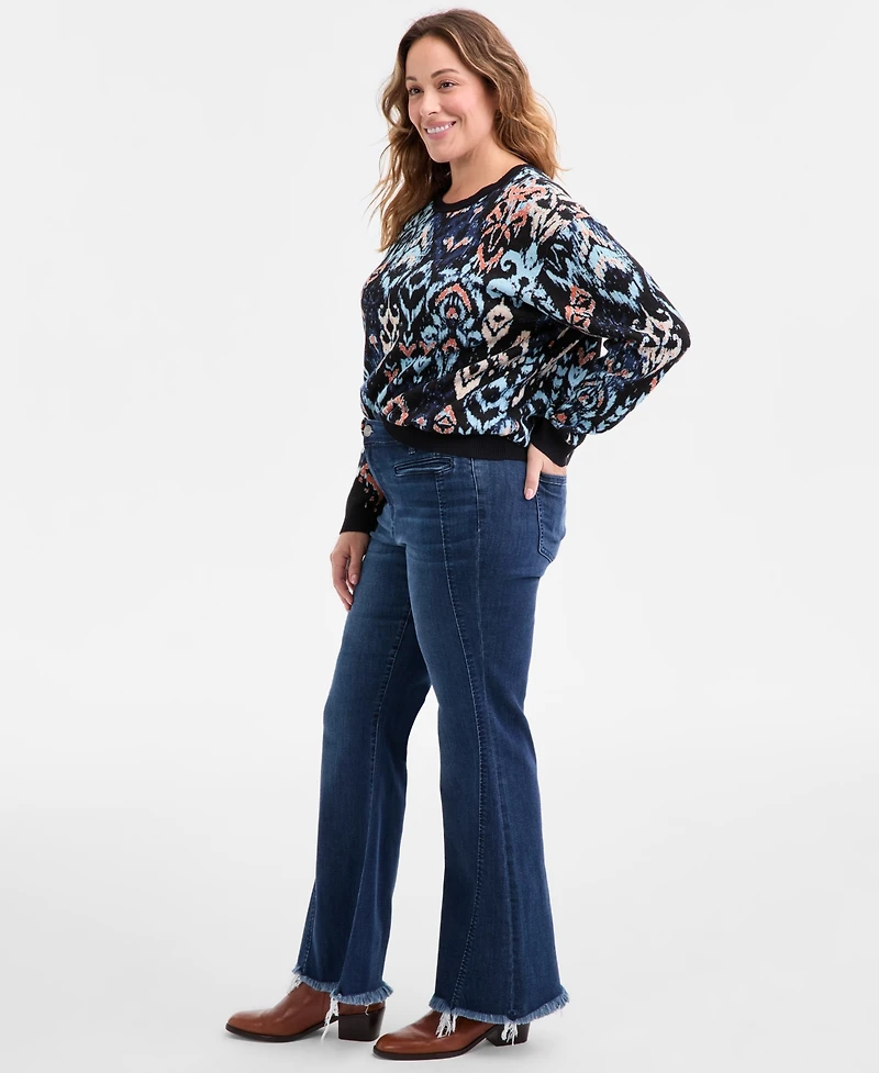 Liverpool Los Angeles Trendy Plus Hannah Welt-Pocket Bootcut Jeans