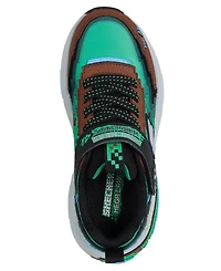 Skechers Little Kids Mega-Craft 4K Fastening Strap Casual Sneakers from Finish Line