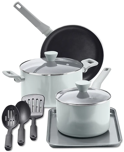 Arch Studio Aluminum Nonstick 9-Pc. Cookware Set, Macy's Exclusive