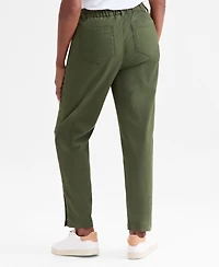 Style & Co Women's High-Rise Button-Hem Straight-Leg Pants, Macy's Exclusive