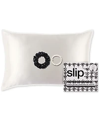 Slip 3-Pc. Pure Silk Queen Pillowcase & Scrunchie Gift Set - Charm