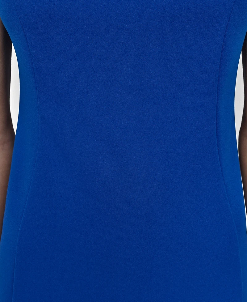 Dkny Women's Bubble Sleeve Sheath Scuba Crepe Dress
