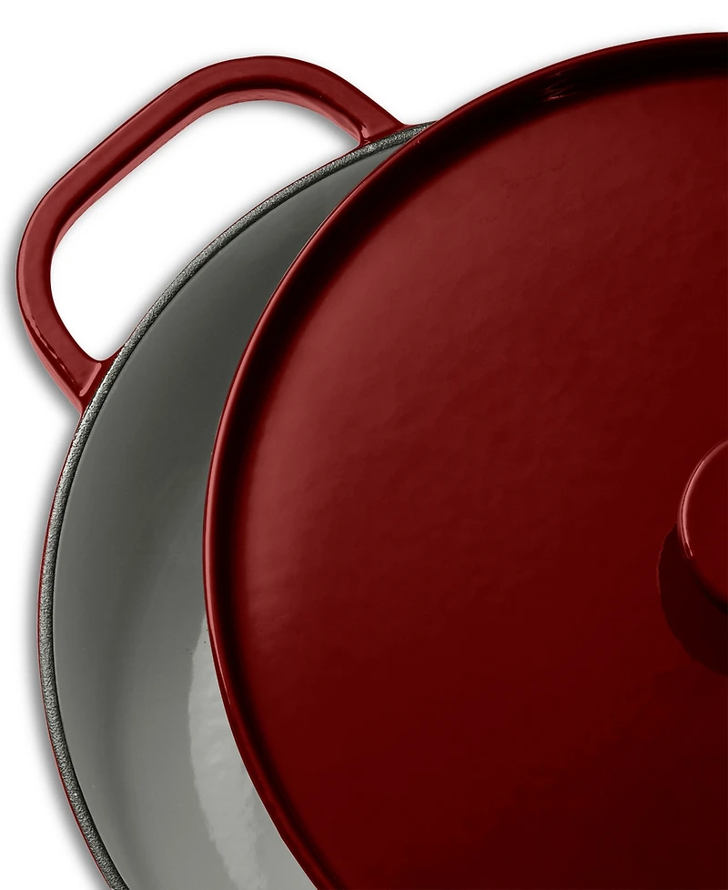The Cellar Enameled Cast Iron 6-Qt, Dutch Oven Bordeaux, Macy's Exclusive