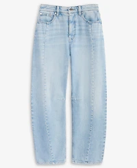On 34th Women's Cropped High-Rise Barrel-Leg Jeans, Macy's Exclusive