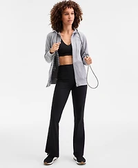 Id Ideology Women's Relaxed Zip-Front Long-Sleeve Fleece Hoodie, Created for Macy's