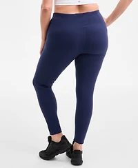 Id Ideology Plus Soft Flex High-Rise Leggings, Macy's Exclusive