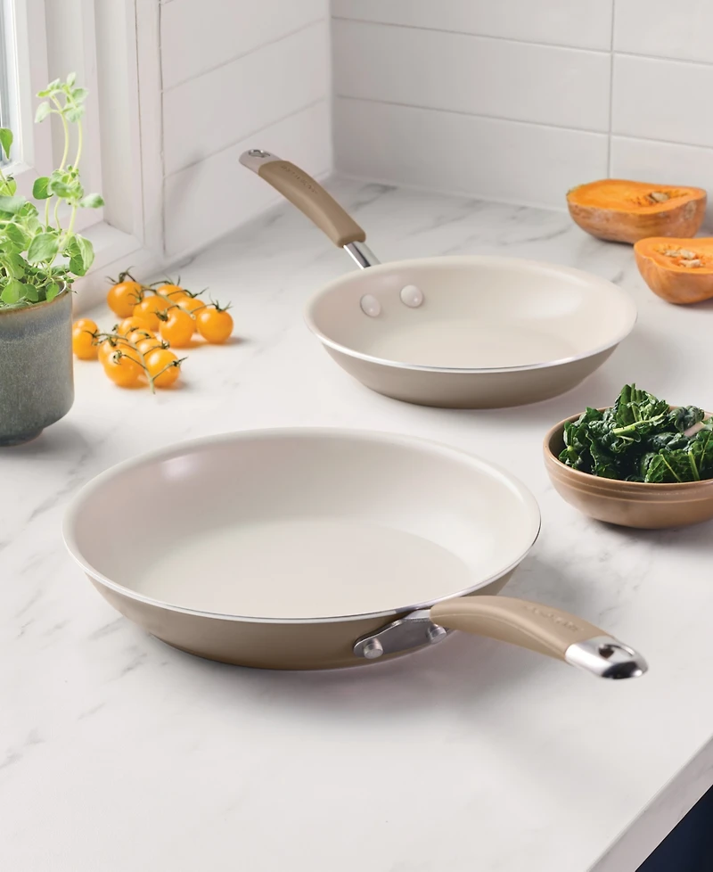 Rachael Ray Cucina Ceramic Nonstick 2-Pc. Skillet Set