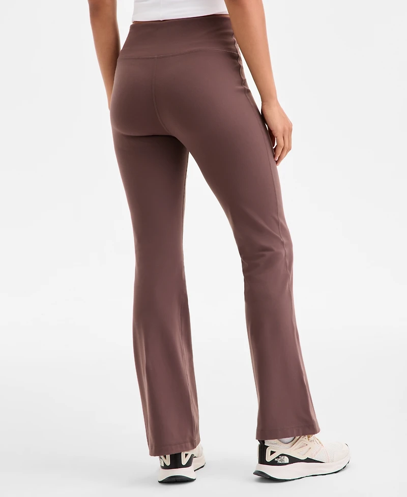 Id Ideology Women's Petite Studio High Rise Flare Leggings, Created for Macy's