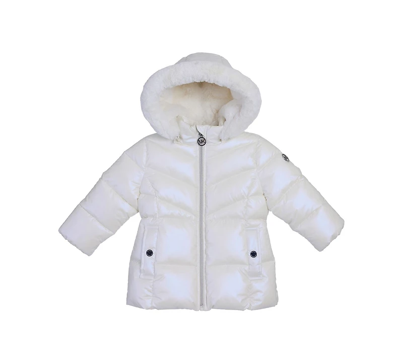 Michael Kors Baby Girls Stadium Novelty Jacket