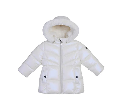 Michael Kors Baby Girls Stadium Novelty Jacket
