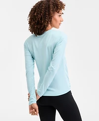 Id Ideology Women's Relaxed Side-Ruched Top, Macy's Exclusive